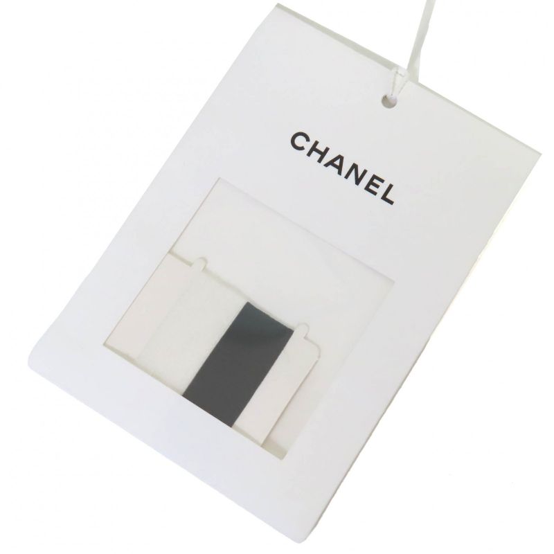 CHANEL 23C P74243 Cotton Coco Mark Parts Logo Multi-border Pattern Mini