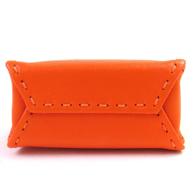 Hermes 079065ca SAC Orange Sac Orange Fou/gold Bag Charm Y Engraved Box Made In