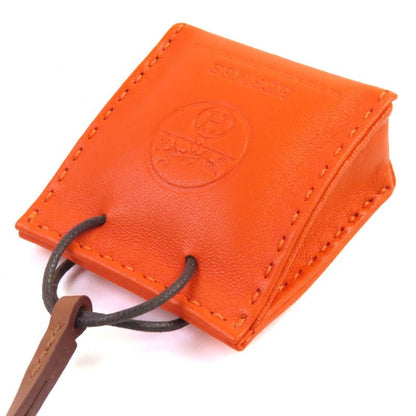 Hermes 079065ca SAC Orange Sac Orange Fou/gold Bag Charm Y Engraved Box Made In