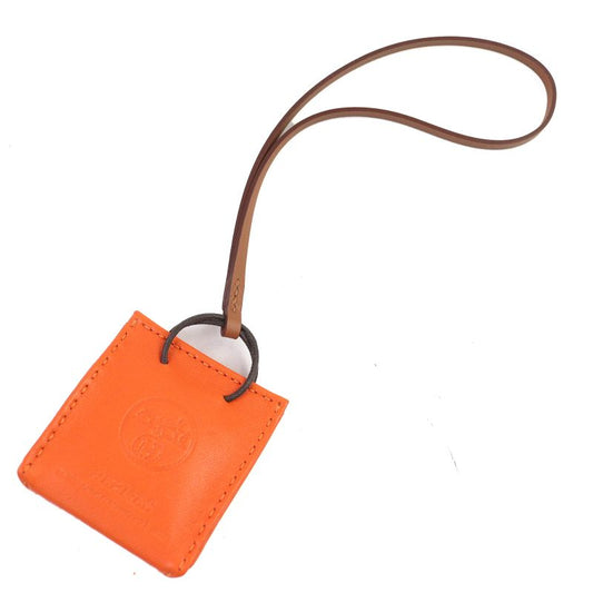 Hermes 079065ca SAC Orange Sac Orange Fou/gold Bag Charm Y Engraved Box Made In