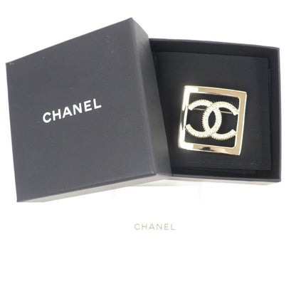 CHANEL A23P Coco Rhinestone Brooch With Gold Accessories Boxed Made In France