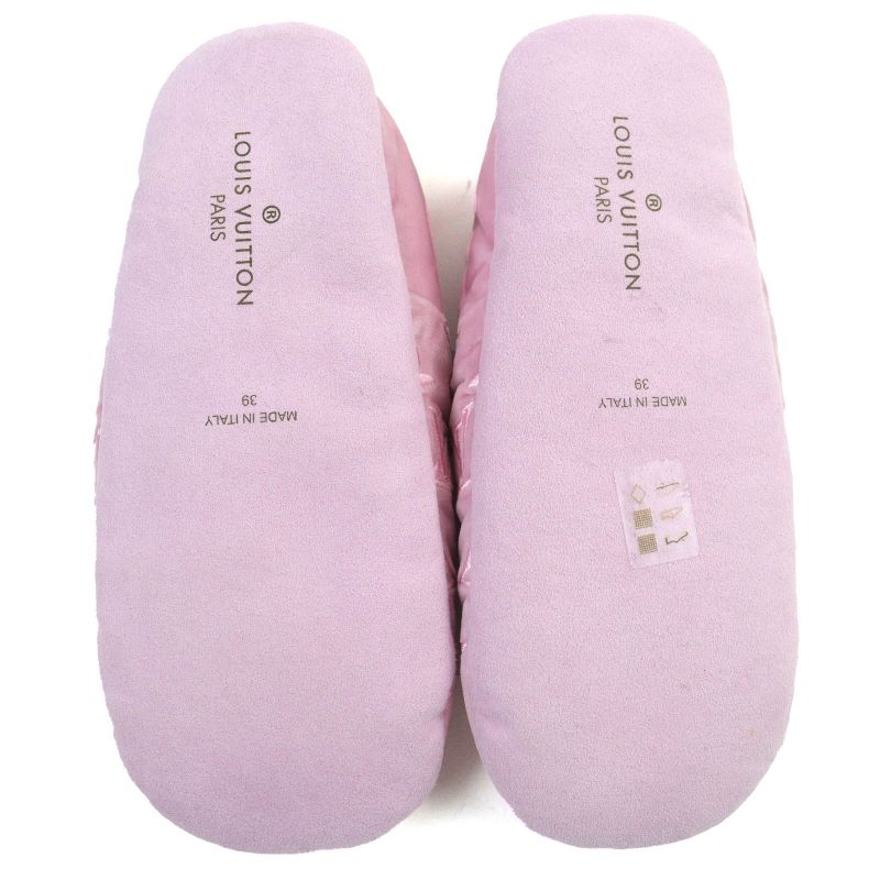 Louis Vuitton Dreamy Line Loafers Velvet Cashmere Monogram Logo Embroidery Room