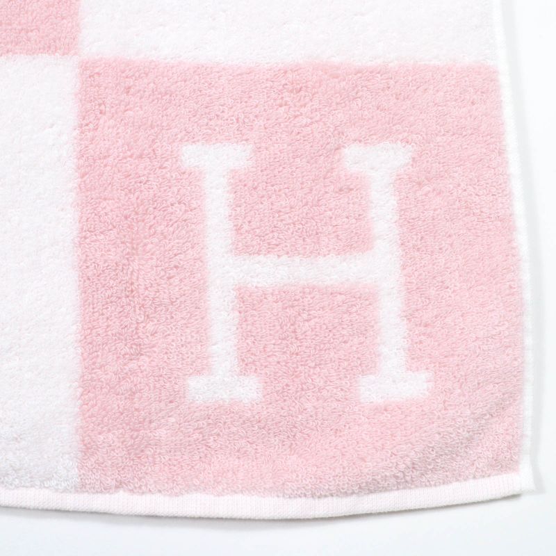 Hermes Avalon Bath Towel 100% Cotton H Logo Large Size Towel Pink With Box Made