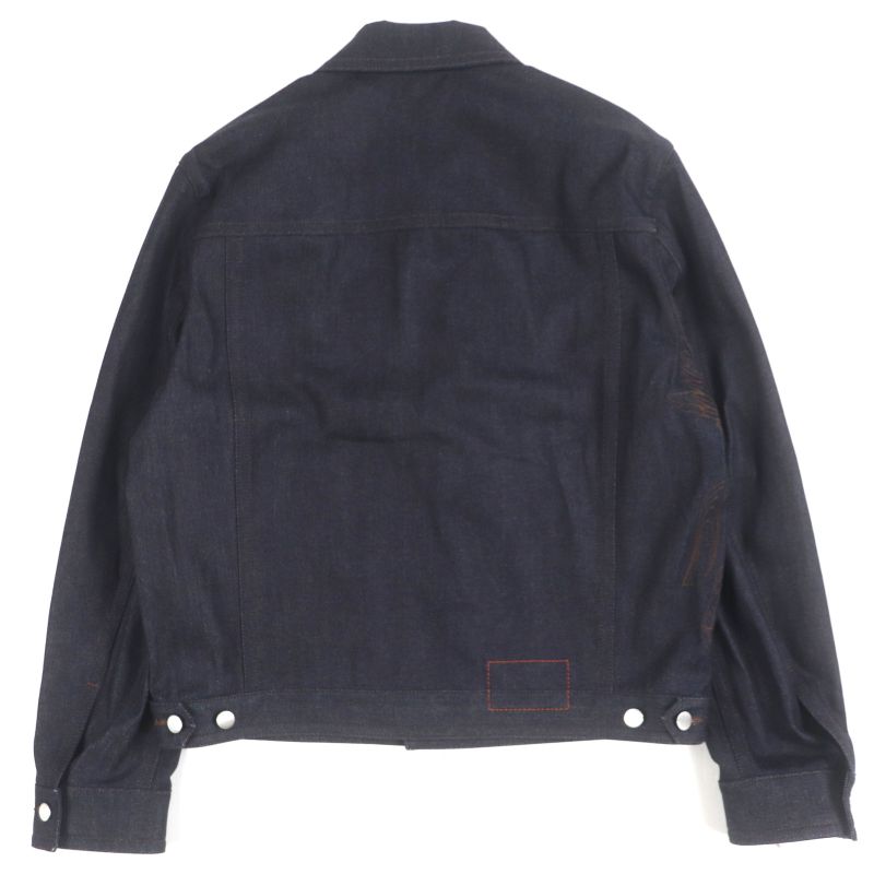 Hermes 23SS Icon Au Carre Cotton Serie Button Embroidery Patch Leather Patch