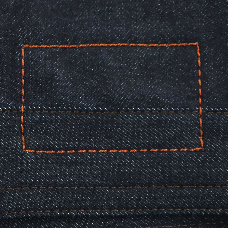 Hermes 23SS Icon Au Carre Cotton Serie Button Embroidery Patch Leather Patch