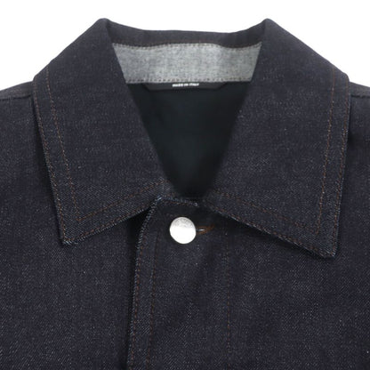 Hermes 23SS Icon Au Carre Cotton Serie Button Embroidery Patch Leather Patch