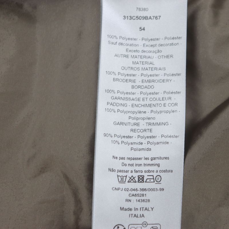  DIOR Homme 313c509ba767 Logo Button Cannage Quilted Jacket With Logo Patch