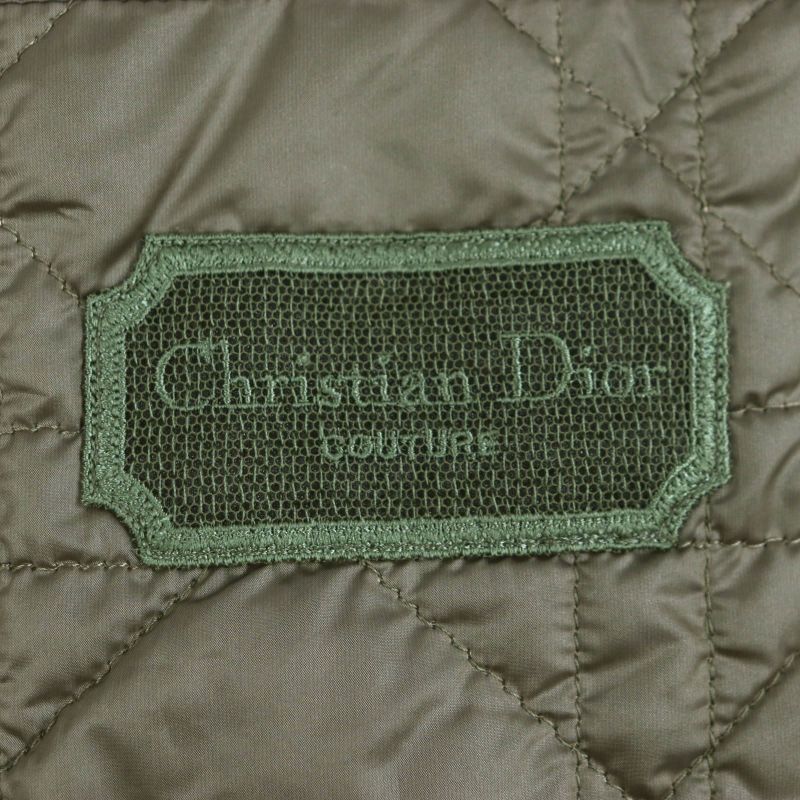  DIOR Homme 313c509ba767 Logo Button Cannage Quilted Jacket With Logo Patch