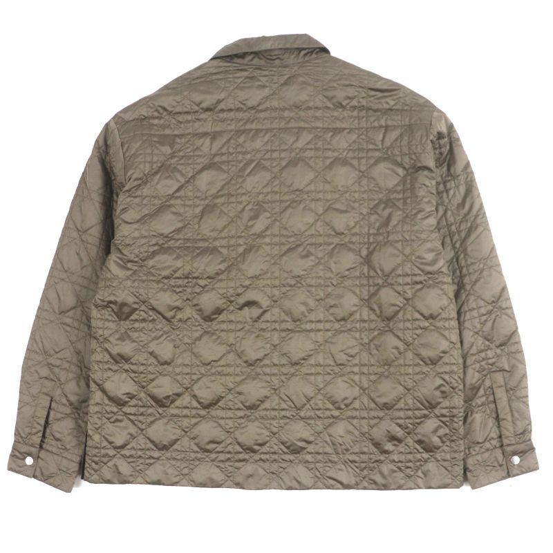  DIOR Homme 313c509ba767 Logo Button Cannage Quilted Jacket With Logo Patch