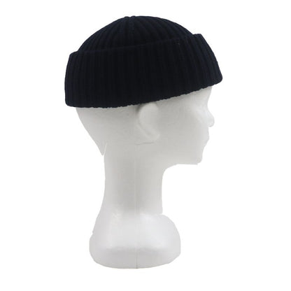 Gucci 759059 75% Wool Hat With Logo Badge Navy M (58cm (22.83in)) Made In