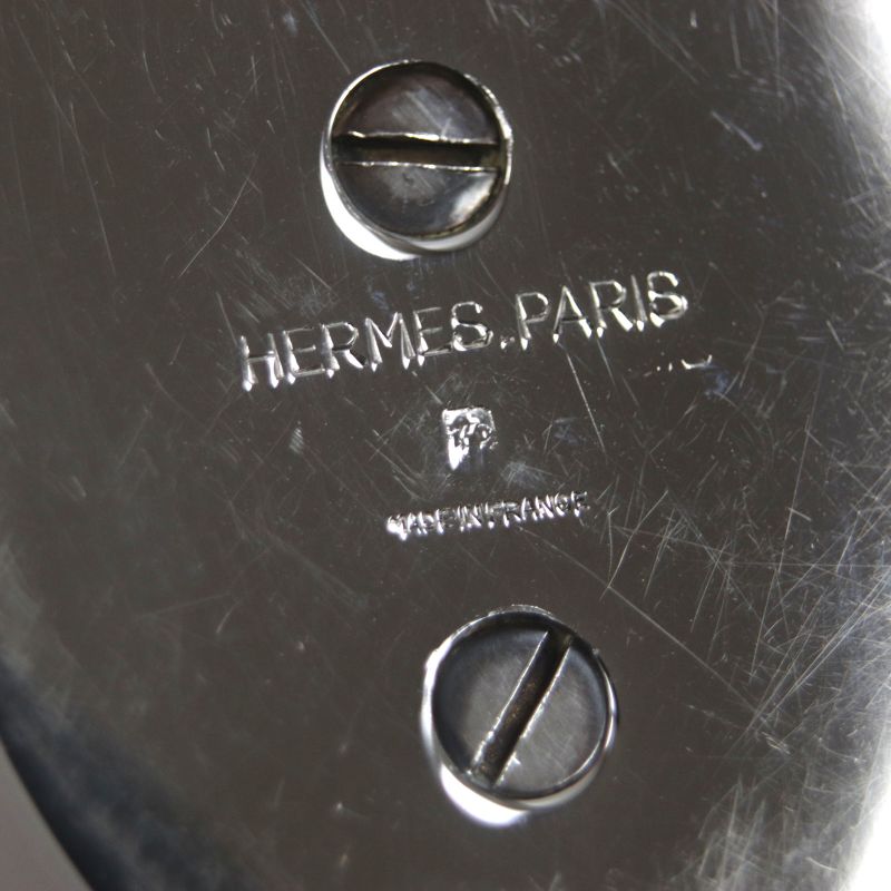 Hermes Vintage Cheval Metal Horse Motif Bottle Opener Silver With Box Made In