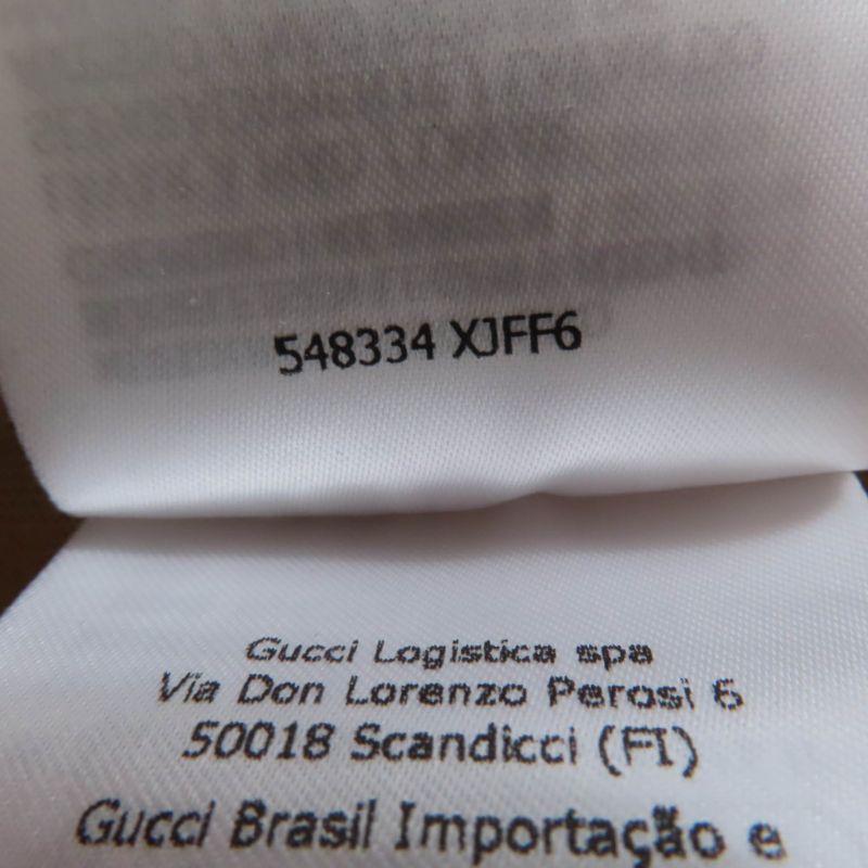 Gucci 22SS 548334 100% Cotton Short Sleeve T-shirt With Logo And Dog Design