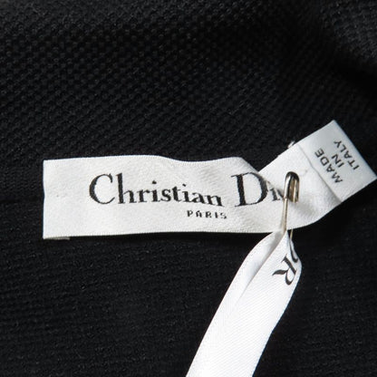DIOR 23SS 324v53bm512 Logo Button Knit Jacket Black 44 With Hanger Garment Made