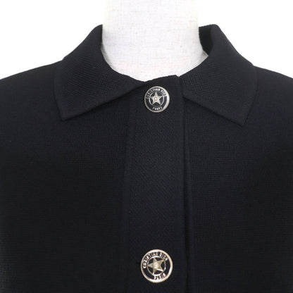 DIOR 23SS 324v53bm512 Logo Button Knit Jacket Black 44 With Hanger Garment Made