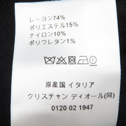 DIOR 23SS 324v53bm512 Logo Button Knit Jacket Black 44 With Hanger Garment Made