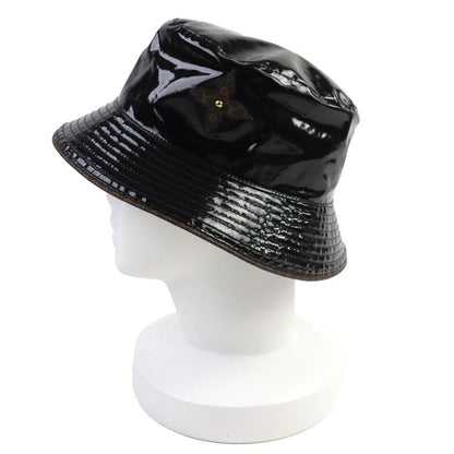 Louis Vuitton 2021 M77020 Bob Rainey Day Monogram Flower Enamel Hat Black S