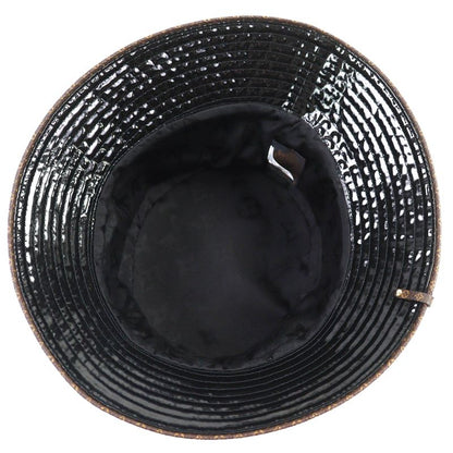 Louis Vuitton 2021 M77020 Bob Rainey Day Monogram Flower Enamel Hat Black S