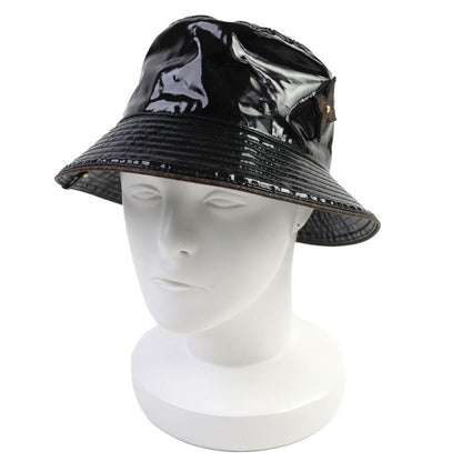 Louis Vuitton 2021 M77020 Bob Rainey Day Monogram Flower Enamel Hat Black S