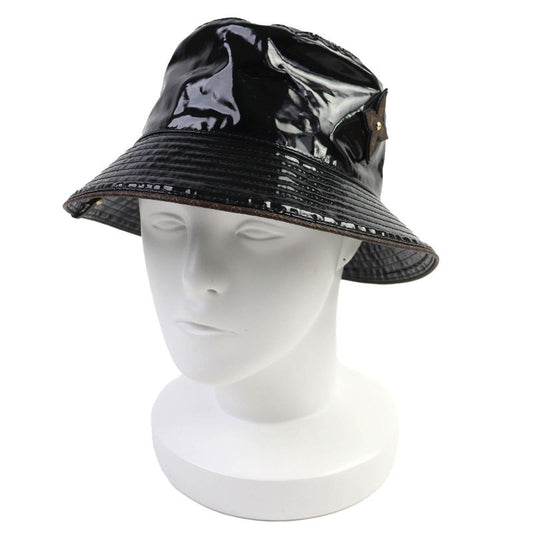 Louis Vuitton 2021 M77020 Bob Rainey Day Monogram Flower Enamel Hat Black S