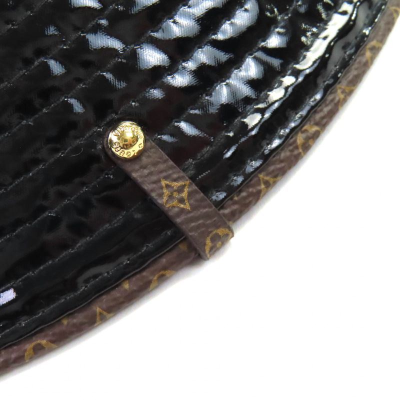Louis Vuitton 2021 M77020 Bob Rainey Day Monogram Flower Enamel Hat Black S