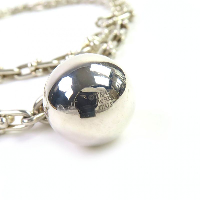Tiffany & Co Hardware Wrap Link Ag925 Accessory Necklace Silver Made In Italy