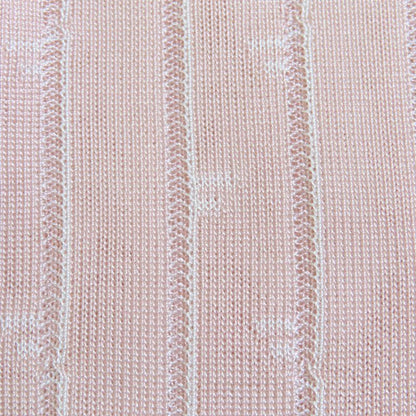 Fendi 2022 Fzx834 Cropped High Neck Long Sleeve Knit Top Pink 38 Made In Italy