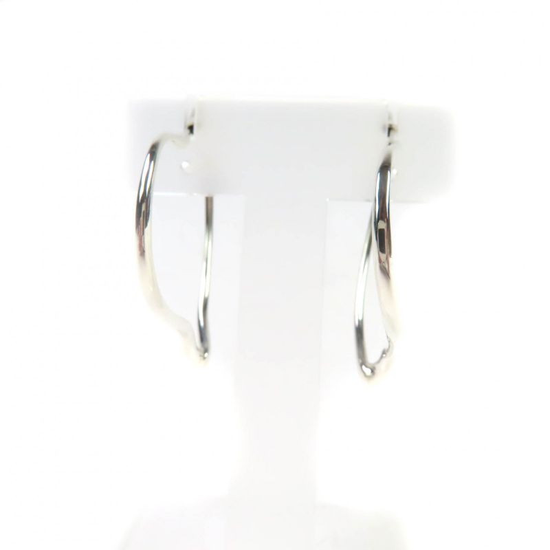 Tiffany & Co Elsa Peretti Open Heart Hoop Earrings 925 Accessories