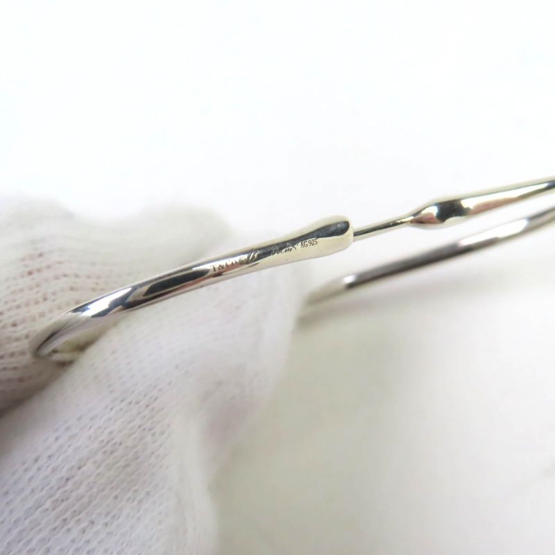 Tiffany & Co Elsa Peretti Open Heart Hoop Earrings 925 Accessories