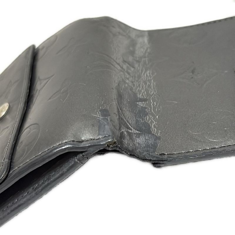 Louis Vuitton W-hook Wallet Monogram Matte Porte Monnaie Vivier Carte Cles Di