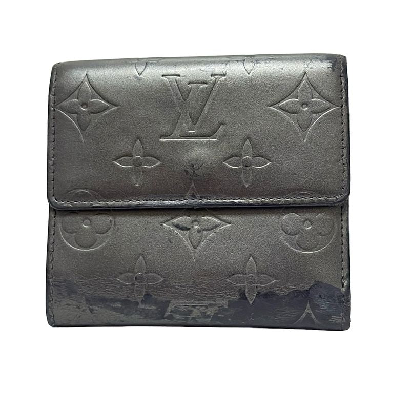 Louis Vuitton W-hook Wallet Monogram Matte Porte Monnaie Vivier Carte Cles Di