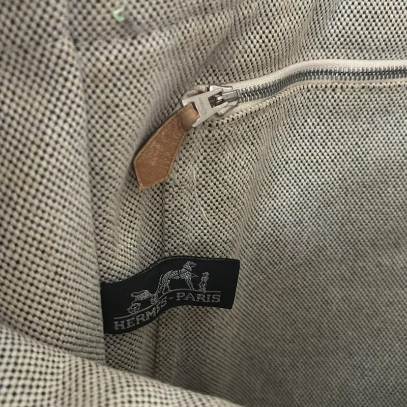 Hermes New Fourre Tout Tote MM White And Black