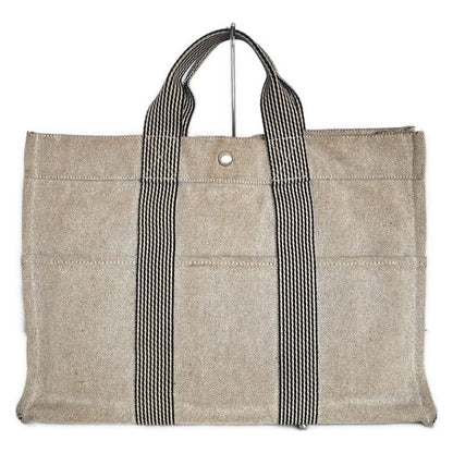 Hermes New Fourre Tout Tote MM White And Black