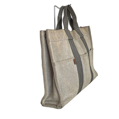 Hermes New Fourre Tout Tote MM White And Black