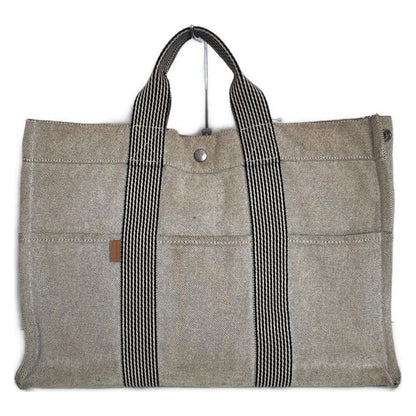 Hermes New Fourre Tout Tote MM White And Black