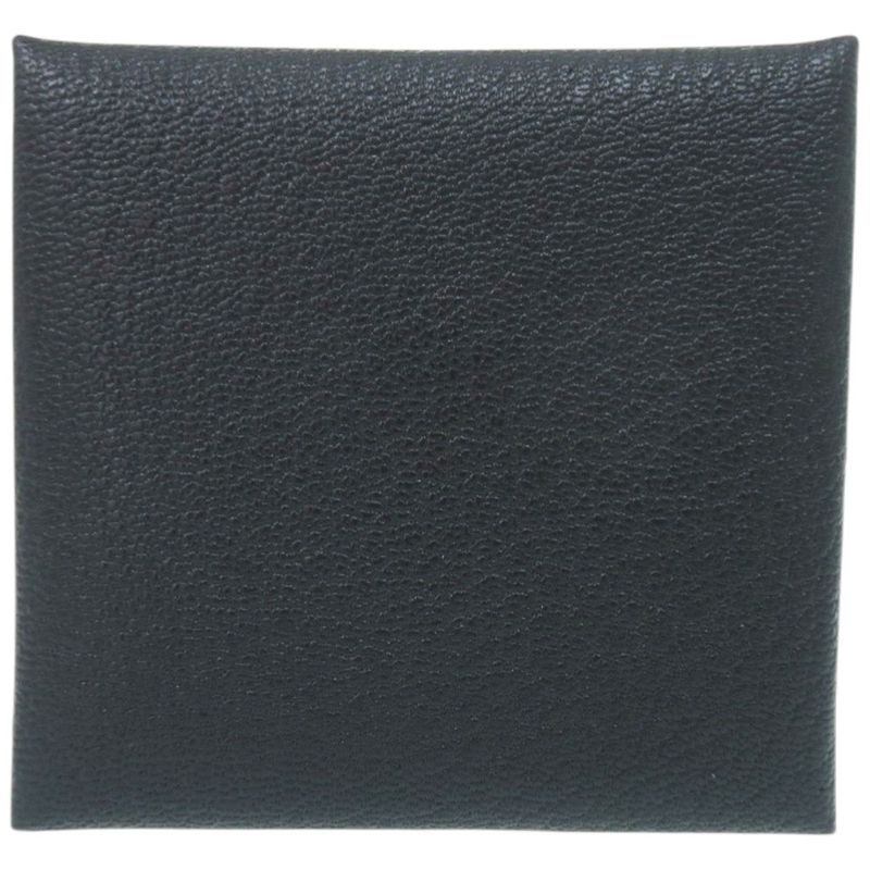 Hermes Bastia Verso Chevre Blue Eau Chien W Engraved (2024) Coin Case Wallet