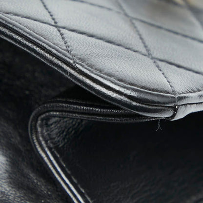 Chanel Matelasse Coco Mark Chain Shoulder Bag Black Lambskin Women Chanel