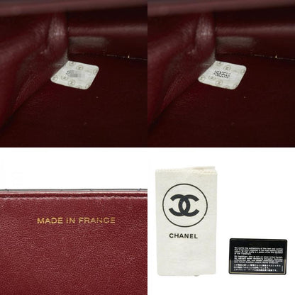 Chanel Matelasse Coco Mark Chain Shoulder Bag Black Lambskin Women Chanel