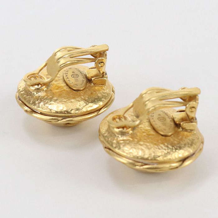 Chanel Vintage Earrings 021000 Earrings Metal Ladies