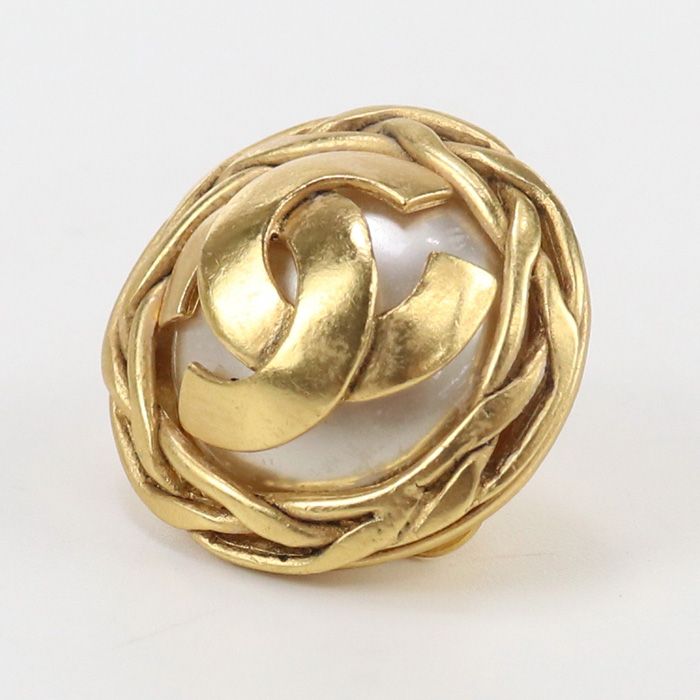 Chanel Vintage Earrings 021000 Earrings Metal Ladies