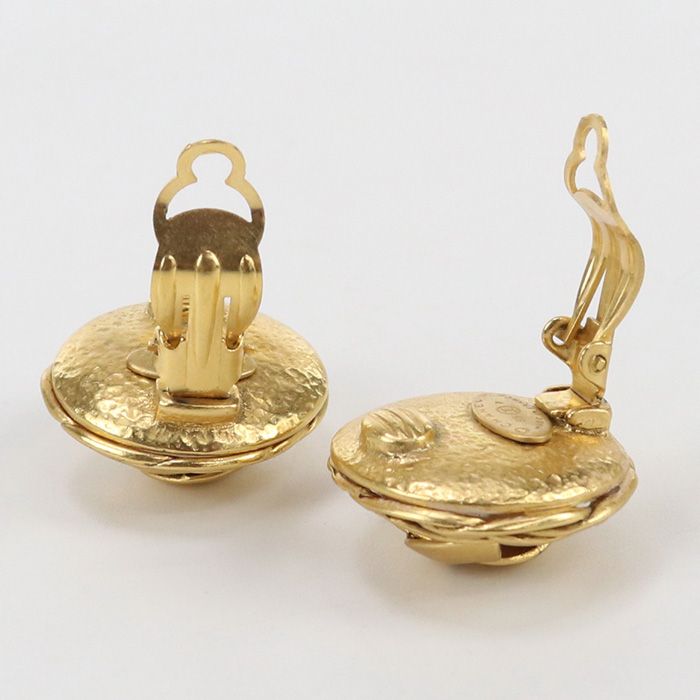 Chanel Vintage Earrings 021000 Earrings Metal Ladies