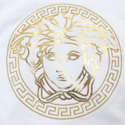 Fendace 22SS Fy1143 AKDU 100% Cotton Fendi Versace Fendi Versace Logo Embroidery