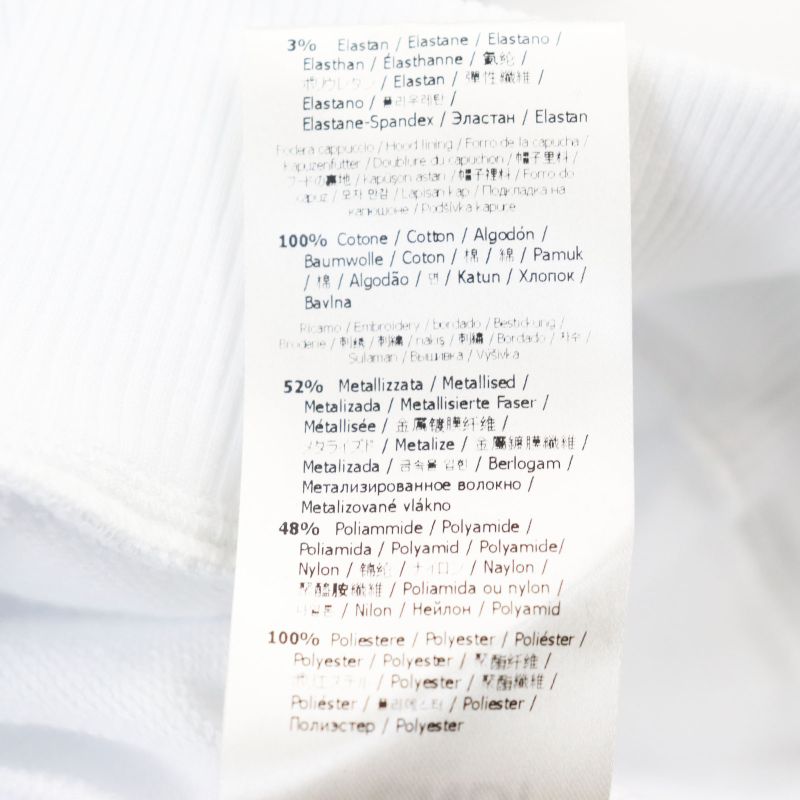 Fendace 22SS Fy1143 AKDU 100% Cotton Fendi Versace Fendi Versace Logo Embroidery