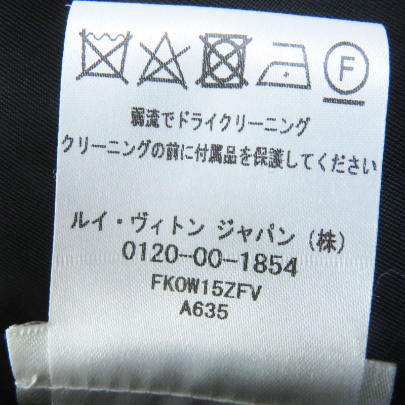 Louis Vuitton URS Fischer 21SS Tufted Monogram Down Jacket Black Red 38 Made