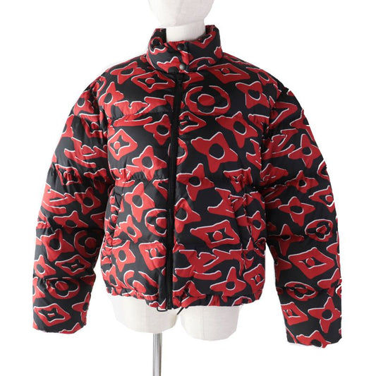 Louis Vuitton URS Fischer 21SS Tufted Monogram Down Jacket Black Red 38 Made
