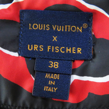Louis Vuitton URS Fischer 21SS Tufted Monogram Down Jacket Black Red 38 Made
