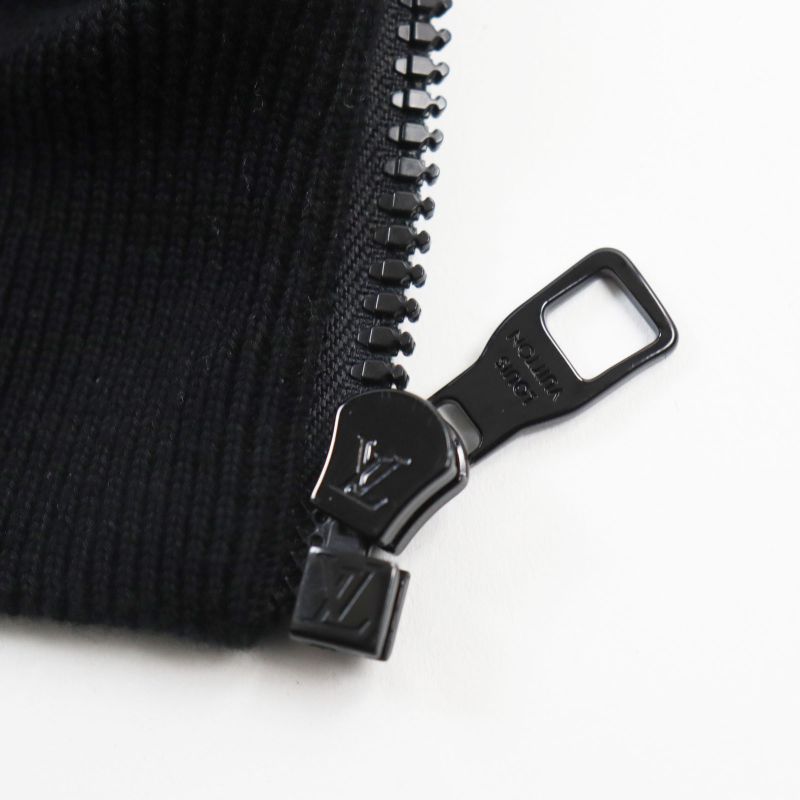 Louis Vuitton 22AW 1aa4xt LV Graffiti Zip Blouson Monogram Knit Blouson Jacket