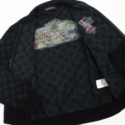 Louis Vuitton 22AW 1aa4xt LV Graffiti Zip Blouson Monogram Knit Blouson Jacket