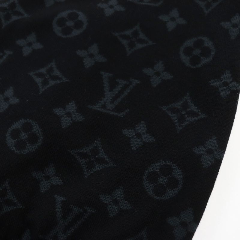 Louis Vuitton 22AW 1aa4xt LV Graffiti Zip Blouson Monogram Knit Blouson Jacket