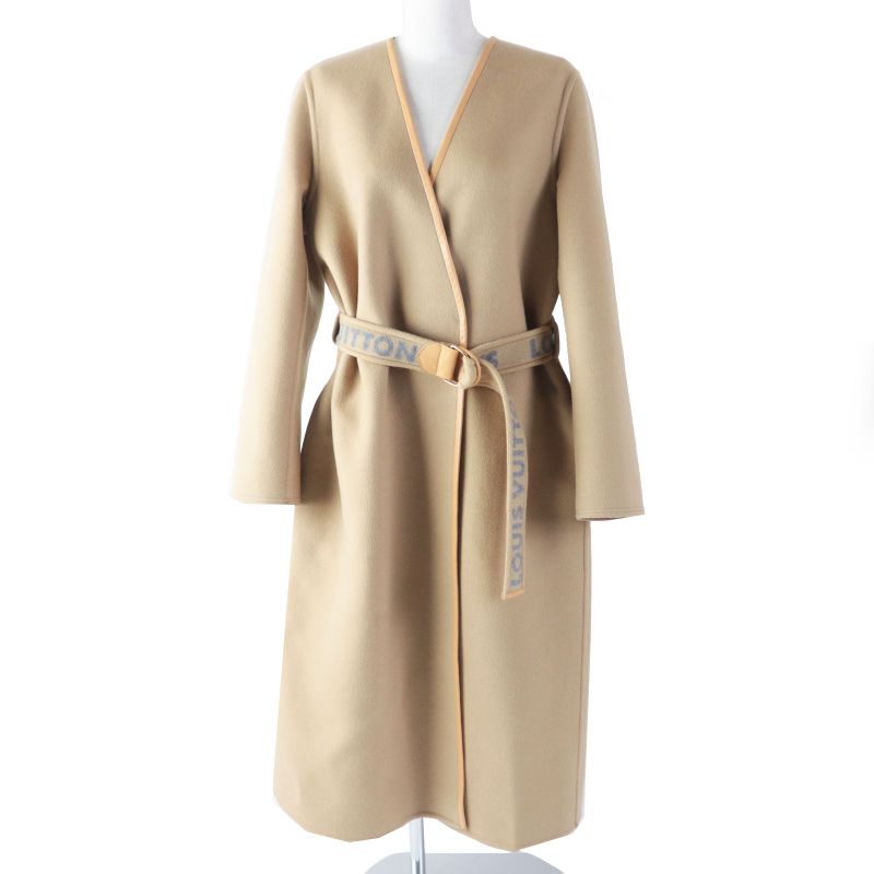 Louis Vuitton 22 Years Silk Blend Leather Piping With Monogram Belt On The