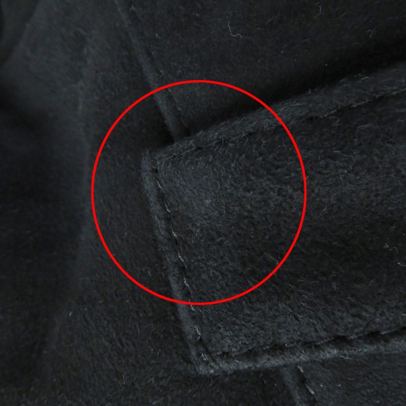 Prada 2017 Mouton Coat With Belt And Hood Black 38 Genuine